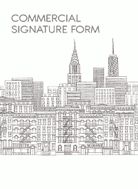 Commercial Signature Form
